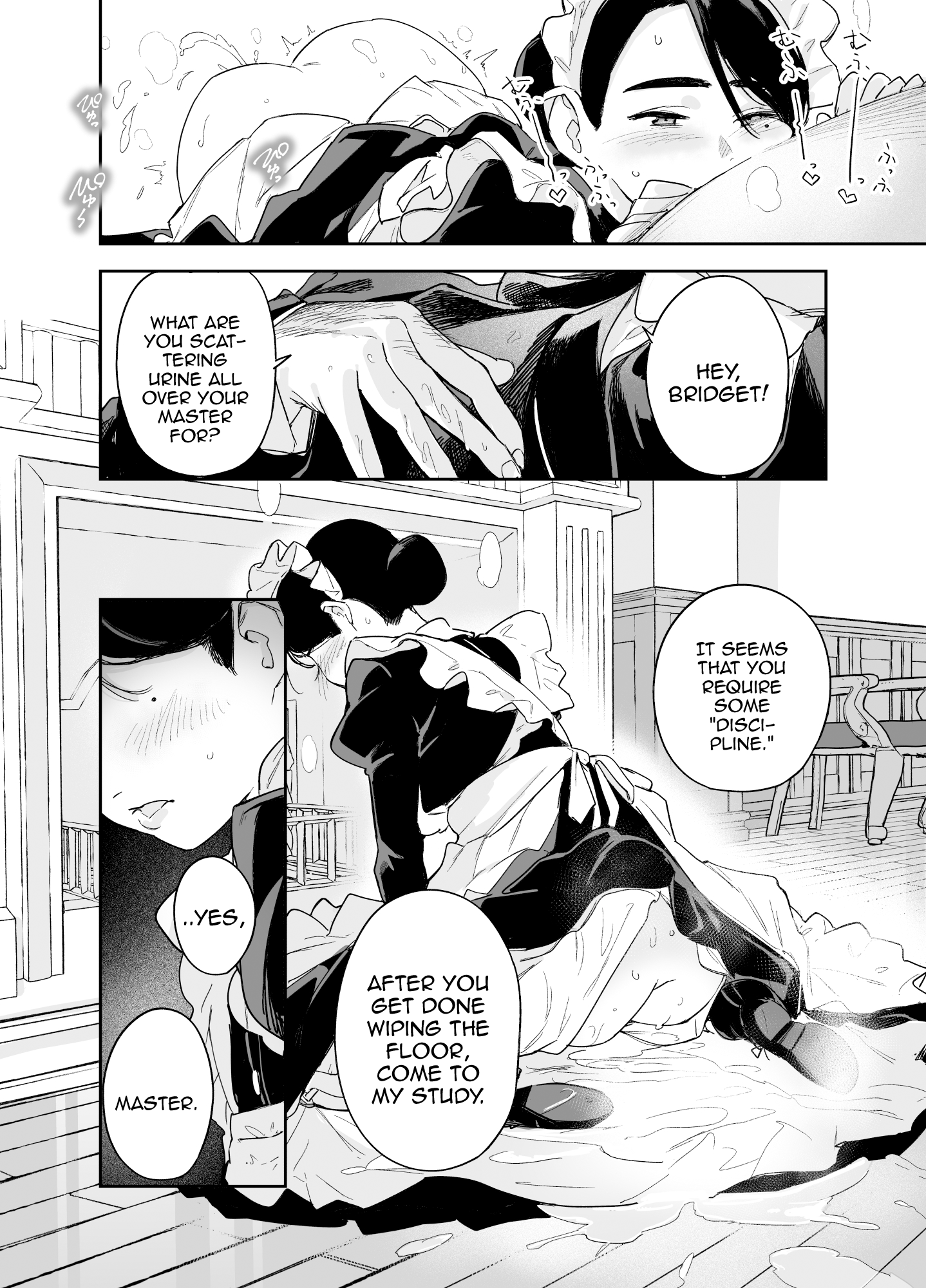 Hentai Manga Comic-My Housemaid Bridget's Sexual Service ~ Everything From Fireplace Cleaning, To Babymaking-Read-9